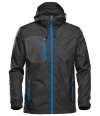 GXJ-2 Stormtech Olympia Shell Jacket Black / Azure colour image